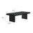 Relic Concrete Textured Coffee Table in Black