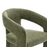 Oslo Barrel Fabric Upholstered Dining Accent Chair in Leaf