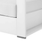 Tahoe Outdoor Patio Powder-Coated Aluminum Armchair in White White