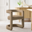 Winslow Barrel Performance Velvet Dining Chair in Taupe