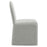 Junia Boucle Upholstered Arch Armless Dining Chair in Dove Gray