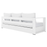 Tahoe Outdoor Patio Powder-Coated Aluminum Sofa in White White