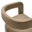 Winslow Barrel Performance Velvet Dining Chair in Taupe