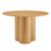 Renwick 47 Inch Oak Veneer Round Pedestal Dining Table in Oak