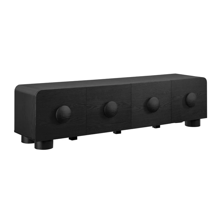 Sonnet 69" Low Profile TV Stand in Black