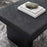 Relic Concrete Textured Coffee Table in Black