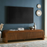 Waterflute 68" Fluted TV Stand in Walnut