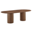 Senja 95" Oval Dining Table in Walnut