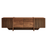 Yarrow 77 Inch Fluted Four Door TV Stand in Walnut