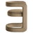 Winslow Barrel Performance Velvet Dining Chair in Taupe