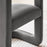 Winslow Barrel Performance Velvet Dining Chair in Storm Gray
