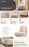 Norwood Faux Mohair Bean Shaped Accent Chair in Petal