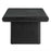 Relic Concrete Textured Coffee Table in Black