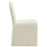 Junia Boucle Upholstered Arch Armless Dining Chair in Cream