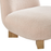 Norwood Faux Mohair Bean Shaped Accent Chair in Petal