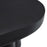 Caspian Oval Concrete Coffee Table in Black