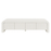 Waterflute 68" Fluted TV Stand in White Matte