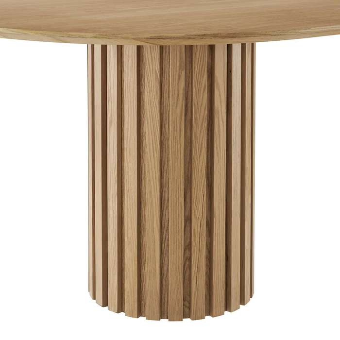 Senja 95" Oval Dining Table in Oak