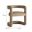 Winslow Barrel Performance Velvet Dining Chair in Taupe