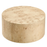 Cosmos 35" Round Burl Wood Coffee Table in Natural Burl