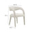 Pinnacle Boucle Upholstered Dining Chair Set of 2 in Ivory