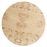 Cosmos 35" Round Burl Wood Coffee Table in Natural Burl