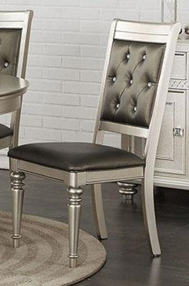 Gold Tone Dining Chairs