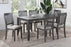 Poundex F2553 Dining Table with 6 Chairs