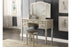 F4079 gold vanity with mirror and stool