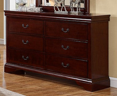 Cordelia Cherry Wood Dresser — La Gloria Furniture Cordelia Cherry Wood Dresser — La Gloria Furniture