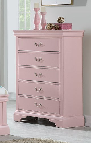 Steffie Pink Chest of Drawers