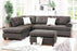F6415 Poundex 3 PC Reversible Sectional