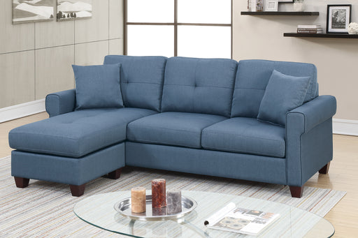 F6573 Blue Sectional Sofa