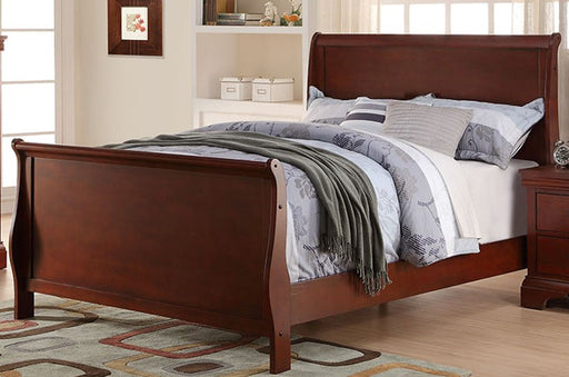 Brown Wood Full Bed