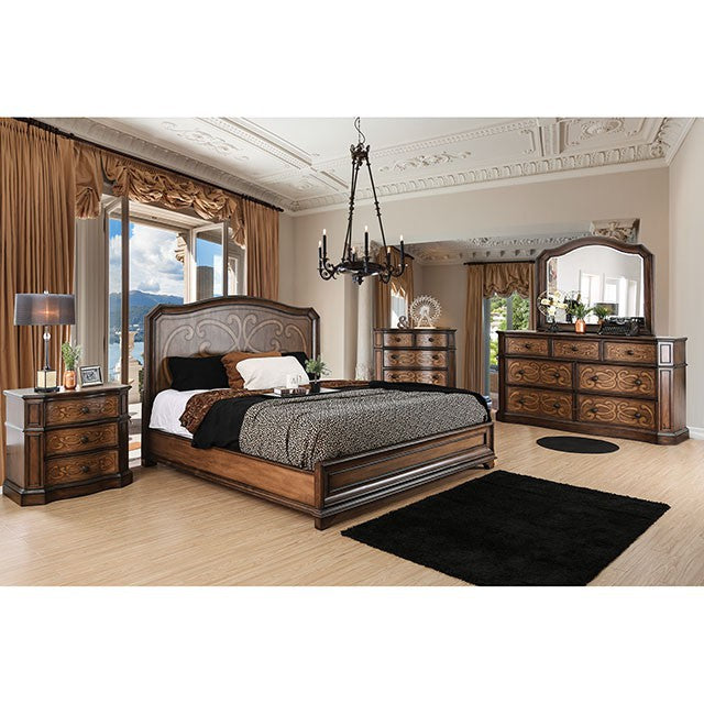 Jolie Brown Wooden Bed
